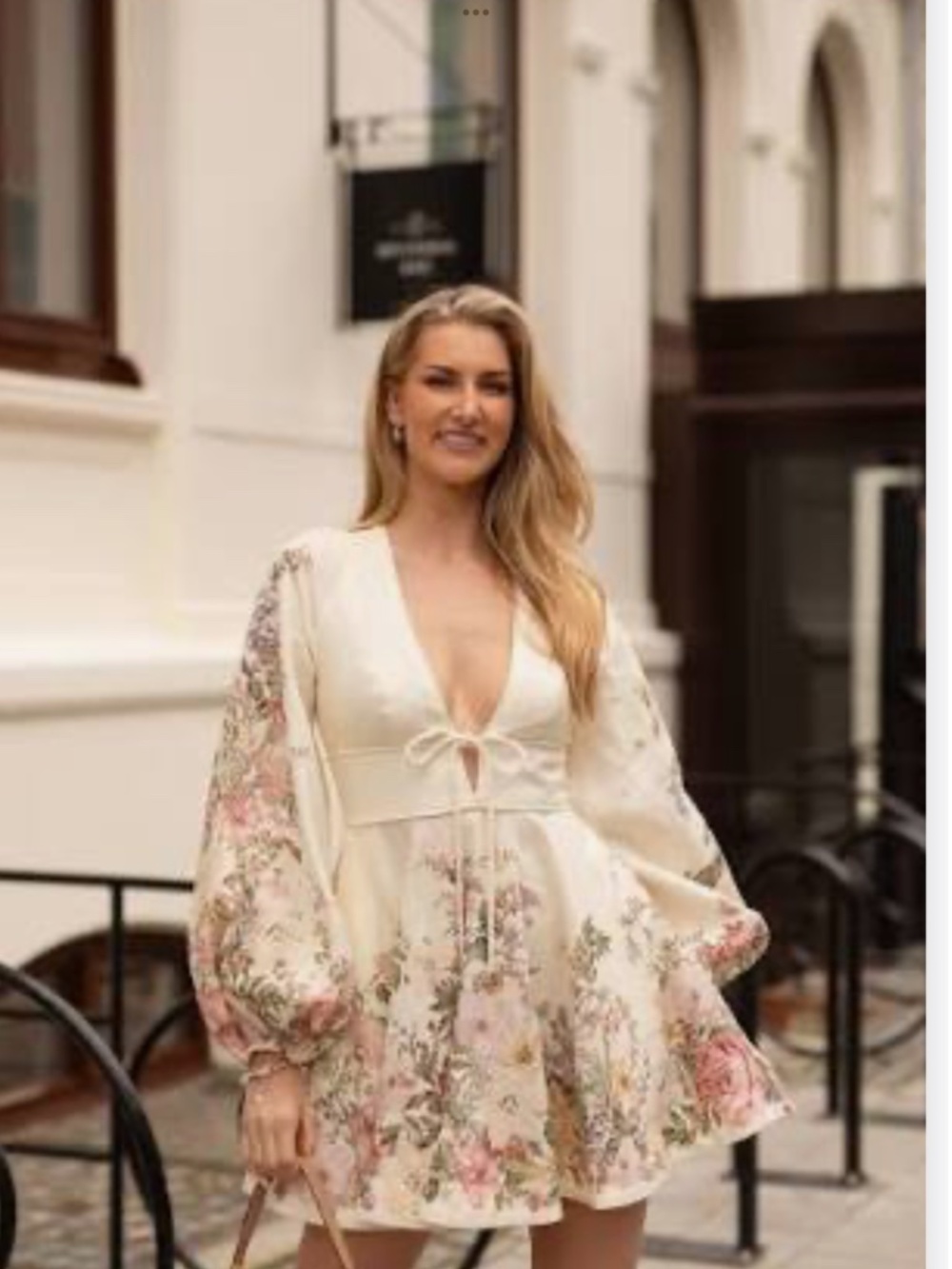 Zimmermann Waverly linen floral dress